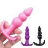Houting G-Point Three Beads Butt Plug Suit Female Sex Adult Supplies Masturbation Devices Anal Expansion Toys