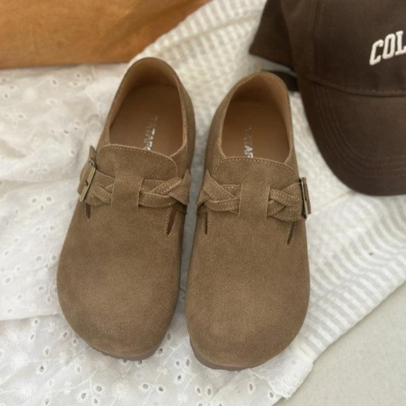 Fashion 2025 Summer Hot Sale Outdoor Women's Round Toe Flats Rome Buckle Soft Bottom Flats for Women Concise Daily Casual Shoes Zapatos