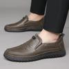 Scarpe da Uomo Eleganti da Lavoro in Pelle Autentica di Alta Qualità Traspiranti Scarpe Basse Comode in Pelle 2024
