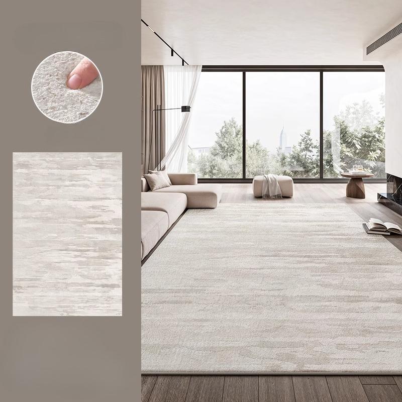 Cream Style Carpets for Living Room Large Area Bedroom Washable Decor Carpet Thick Plush Lounge Floor Mat Fluffy Soft Study Rug