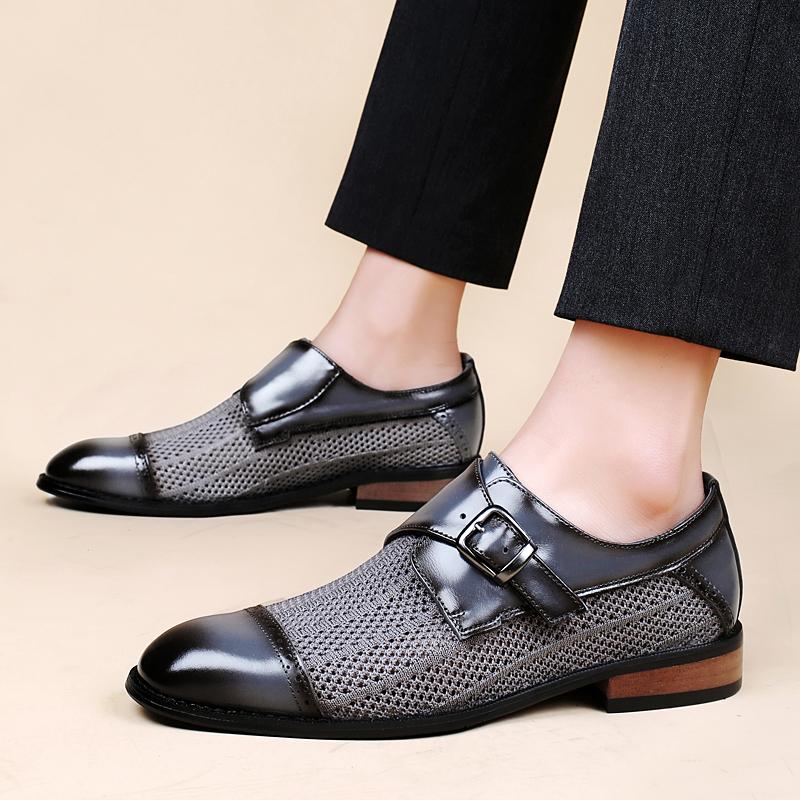 Fashion Luxury Men's Shoes Elegant Gentleman  Design Style Daily Formal Dress Party Outdoor Casual Fashion Shoes Breathable