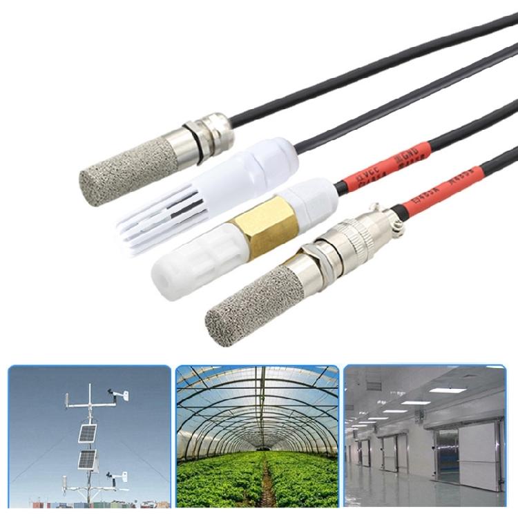 RS485 Interfaces Temperature Humidity Probes Sensors High Precisions Environmental Monitoring Device for Industrial Use