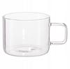 Kubek Szklany Transparentny Do Kawy Z Uchem 375ml 1szt