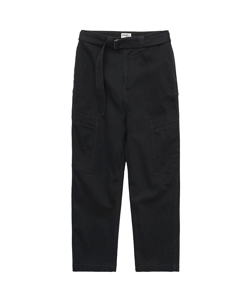 Leopeusaideu Belted Flight Pants Black