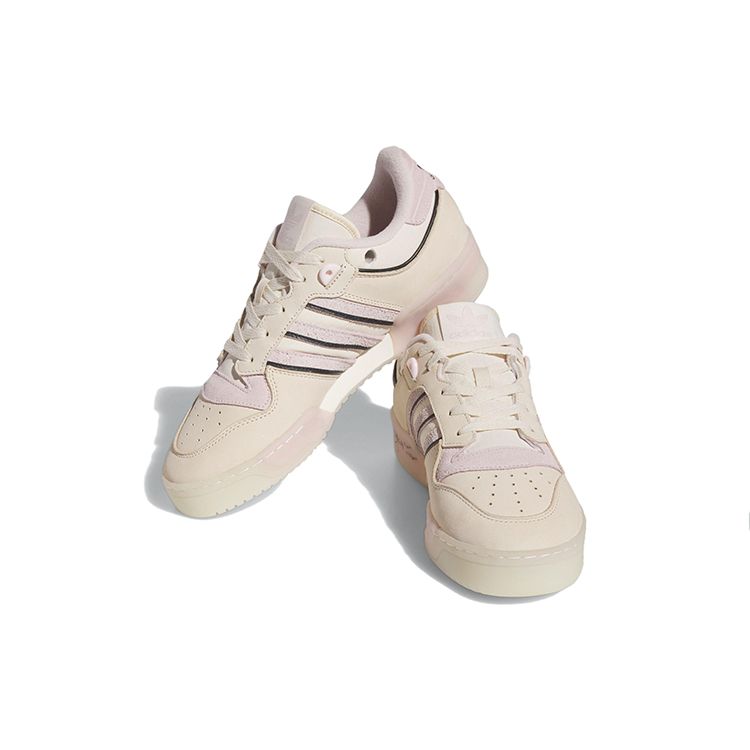 Adidas Rivalry Low 86 Wonder White Almost Pink Unisex Sneakers Cream Chalk-White FZ6319