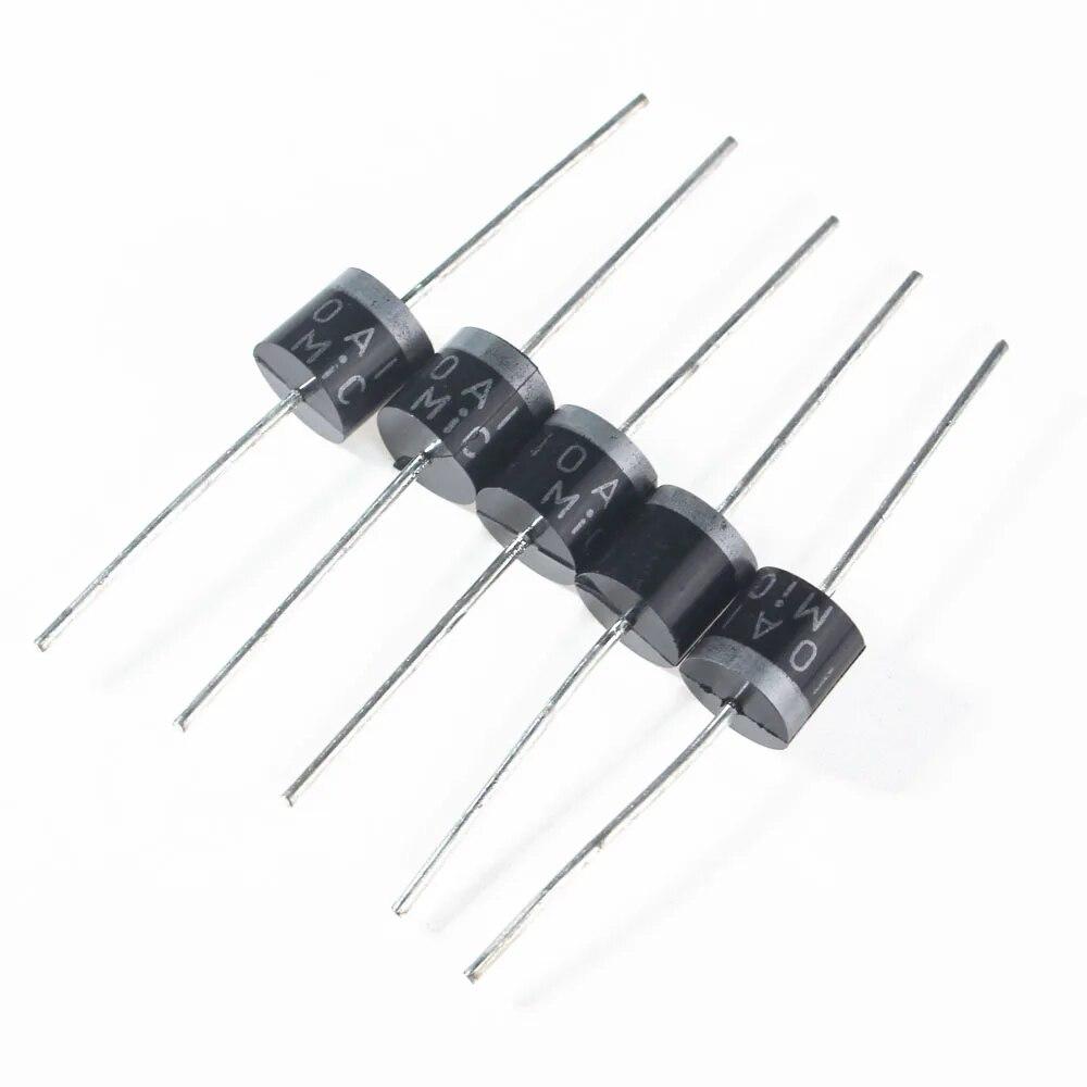 255 bucăți redresor de recuperare rapidă diode set de diode Schottky 22 tipuri de kit asortate 1N4001 1N4004 1N4007 1N5399 1N5408 6A10 10A10
