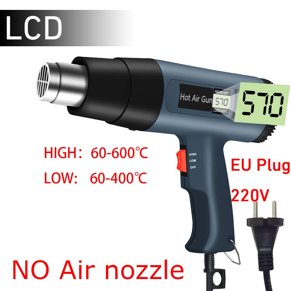 Industrial Heat Gun 1000/2000W Electric Hot Air Gun Air Dryer for Soldering Thermal Blower Car Film Shrink Wrapping Tools