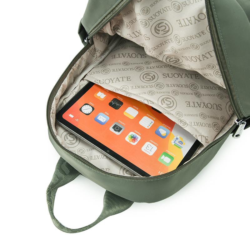 Fashion Daypack for Women Top Quality Waterproof Nylon Backpack Large Capacity School Bag Student Bookbag Ladies Travel Rucksack