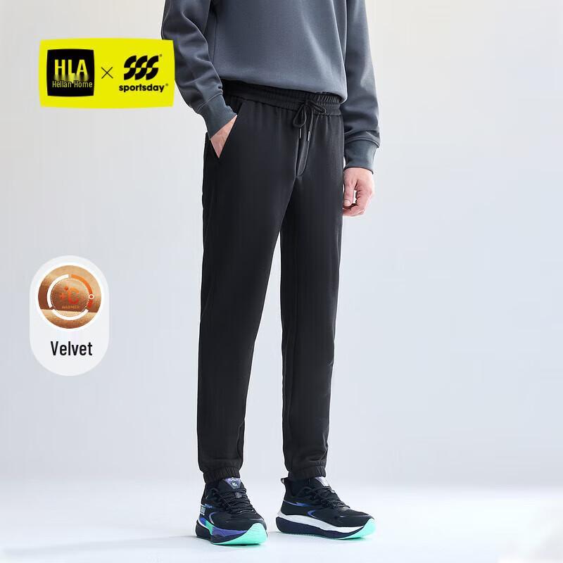 

HLA Men s Winter Fleece Lined Casual Sports Pants L