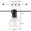 G40 Led String Lights E12 Outdoor Garden 25 Bulbs Fairy Lights For Party Garden Balcony Patio Yard