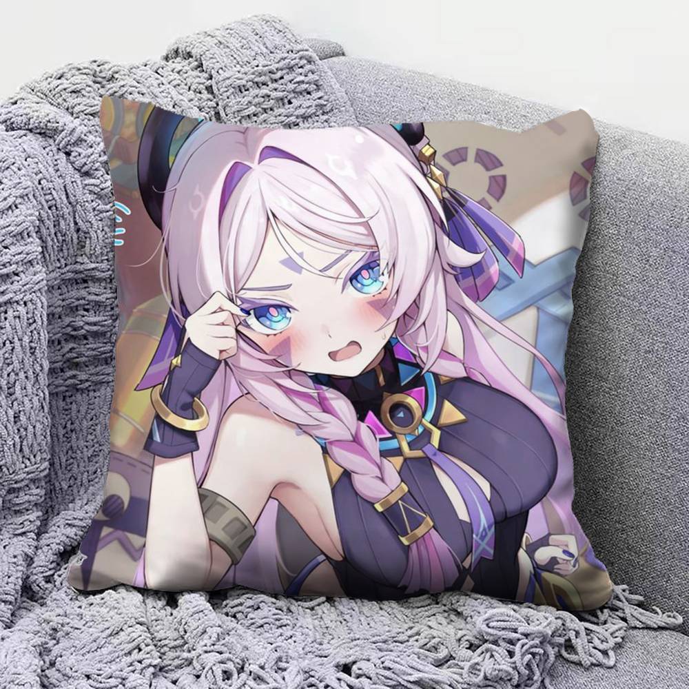 Citlali Klee Nilou Columbina Genshin Impact Pillow Covers, Home Sofa Cushion Covers And Aecorative Custom