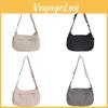 Nylon Shoulder Bag For Women Lightweight Casual Crossbody Purse With Inner Pockets