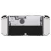 eXtremeRate Switch Compatible with OLED Soft Touch Console Back Plate DIY Replacement Housing Shell Clear Material Switch Shell Switch Stand Not