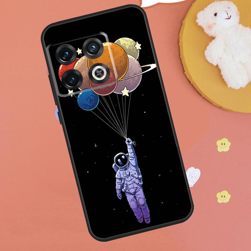 Cartoon Space Astronaut Case For OnePlus 13T 10T 8T 12R 13R 15 13 12 11 9 10 Pro Nord CE 5 2 3 4 Lite N20 N30 Funda