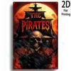 Placa de Alumínio Plana 2D 8x12 Placa "OS PIRATAS" Placa de Alumínio Durável para Exterior para Regulamentos de Negócios E Estacionamento