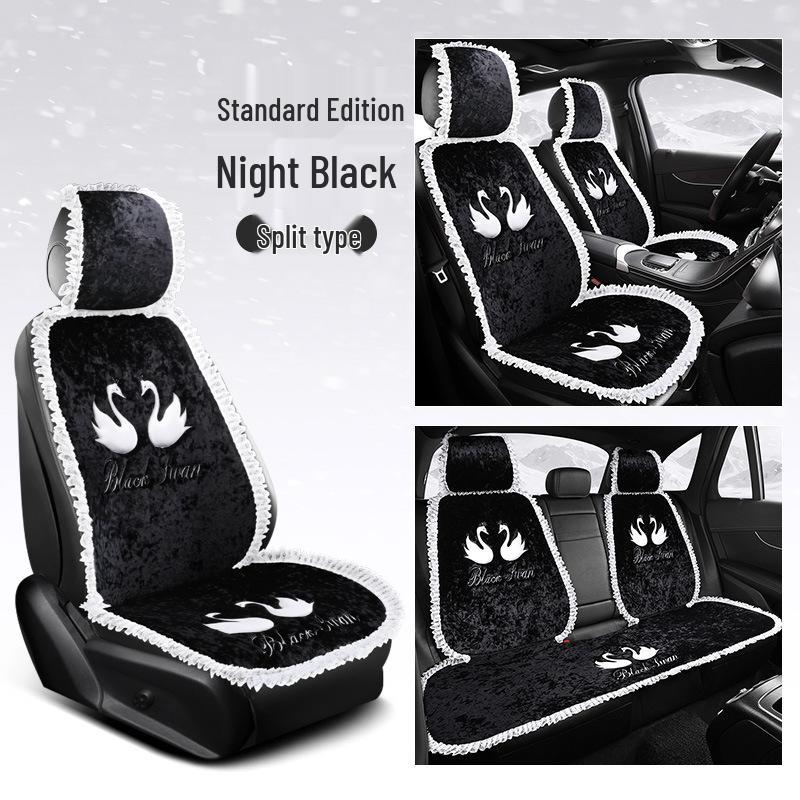 Warm Plush Seat Cushion for BYD Yuan, Song Pro, Qin Plus DMI, Dolphin, Seal, Destroyer 05