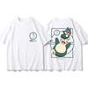 2026 Pokémon Gemeinsame Peripherieprodukte Kurzarm-T-Shirt Gengar Psyduck Mewtwo Aufdruck Herren Jungen und Mädchen Sommer Neue Mode Oberteil