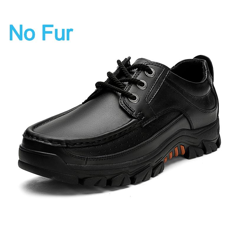 Fashion Genuine Leather Casual Shoes Fashion Non-slip Comfort Outdoor Hiking Shoes Handmade Classic Men Walking Shoes Plus Size 38-48