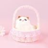 Children's Luminous Kitten Plush Doll Flower Basket - Perfect for Girl's Birthday or Christmas Gift