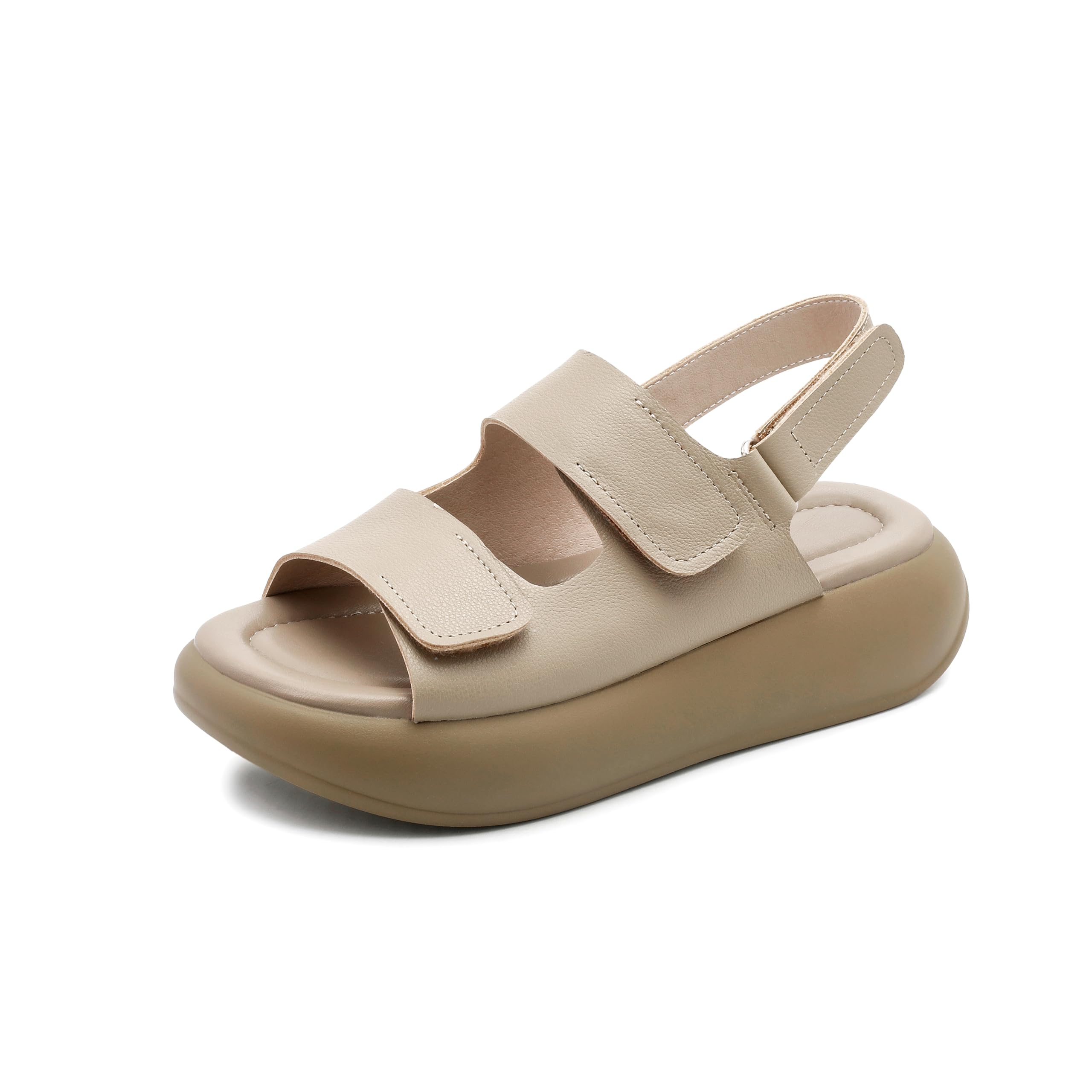 Женские повседневные сандалии MIDIRO Натуральная кожа Толстая подошва Идеально подходят для хакамы школы и на каждый день Удобные и дышащие Мягкая подошва 8770₽