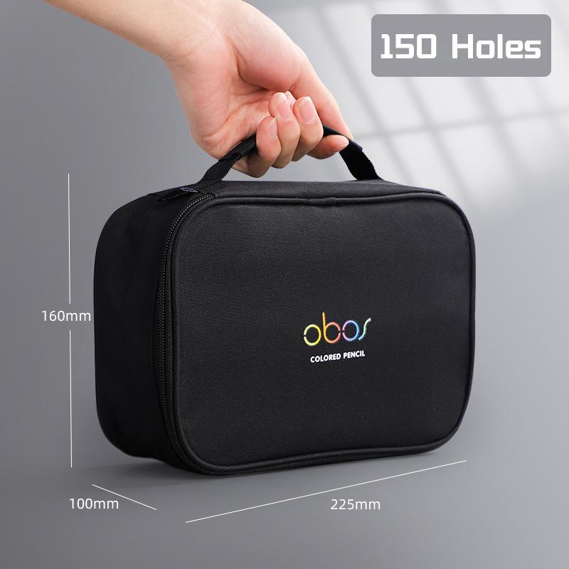 48/72/120/150/200 otvorů Taška na uložení barevných tužek Velkokapacitní pouzdro Držák Školní potřeby Kancelářské potřeby Studentské pouzdro na tužky