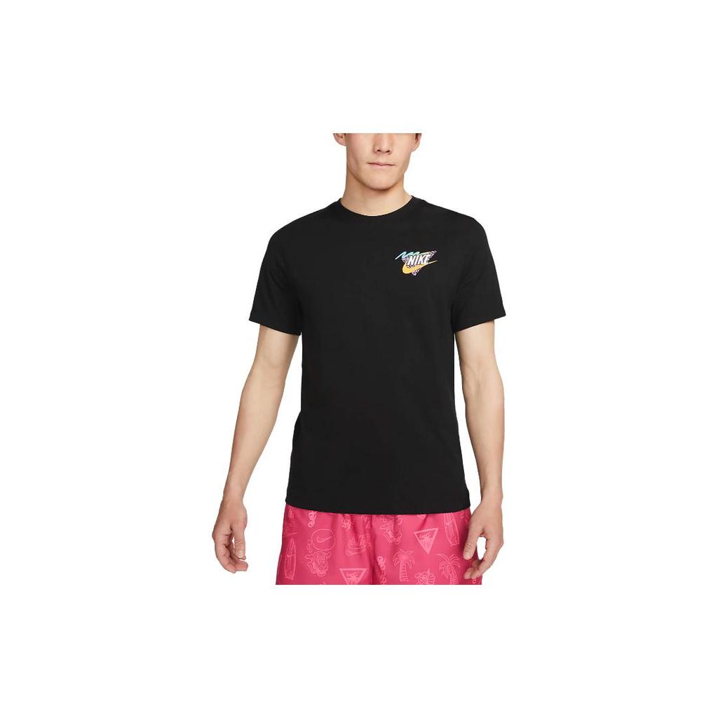 Nike T Shirts Men's Black Crew Neck Moderate FD6637-010