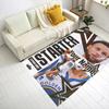 Golden State Warriors Curry Personalized Text Carpet Design for Entryway Game Room Study Room Decorate Room Antislip Carpet Office Home Decor