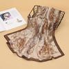 Design Women Summer Thin Silk Scarf Shawl Elegant Headscarf Convinient Bandage Hijabs Chiffon Hijab Ventilate Wrap Scarves
