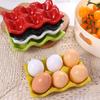 DIY Serving Dish Boiled Egg Ceramic Porcelain Egg Holder Eggs Tray Egg Stand Storage Rack