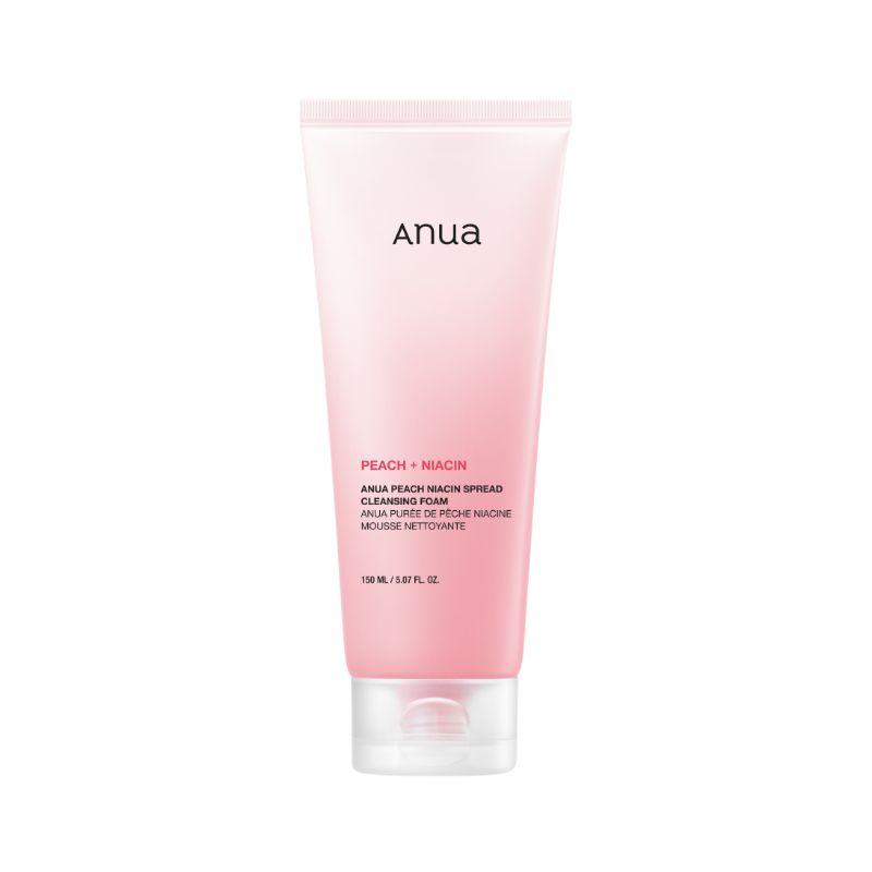 ANUA Peach Niacin Spread Cleansing Foam Brightening Hydrating Facial Cleanser 150ml