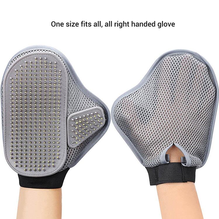 Pet dog cleaning gloves, beauty steel needle comb, pet cat hair removal, bathing, fur care and repair