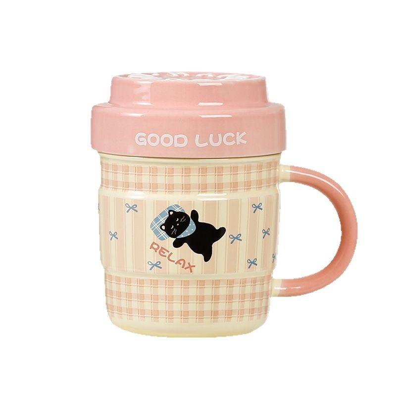 Cute Black Cat Mug Creative Ceramic Cup Home Office Souvenir Coffee Cup Event Gift