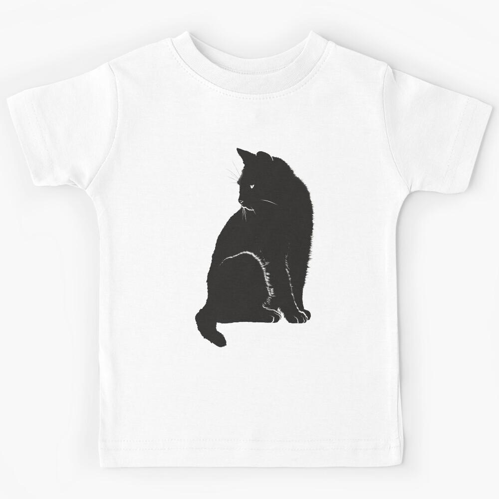 Big black cat - Cat Essential Kids T-Shirt 150