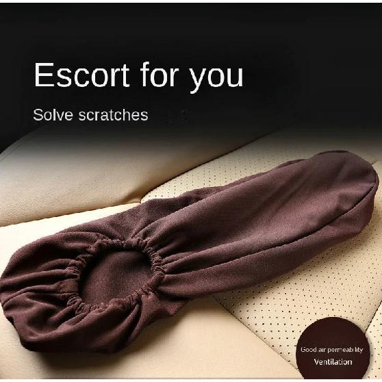 Car Armrest Cover Elasticity Cloth Fabric Car Centre Console Armrest Protector Universal for Car Seats