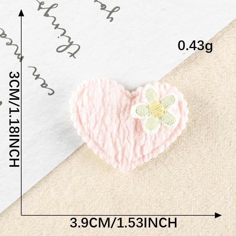 Hair Accessories Accessories Socks Shoes And Hats Decorative Accessories Love Flower Hairpin Accessories Brooch Embroidery Sticker Handmade
