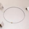 Hot Sale Moissanite Jewelry Fashion Necklace Hot Sale Minimalist Wire Choker S925 Pendant Necklace