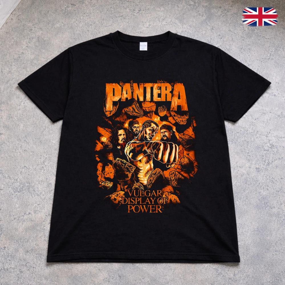 Pantera Vulgar Display Of Power T Shirt Heavy Metal Band Tee Adults Kids Black 2XL