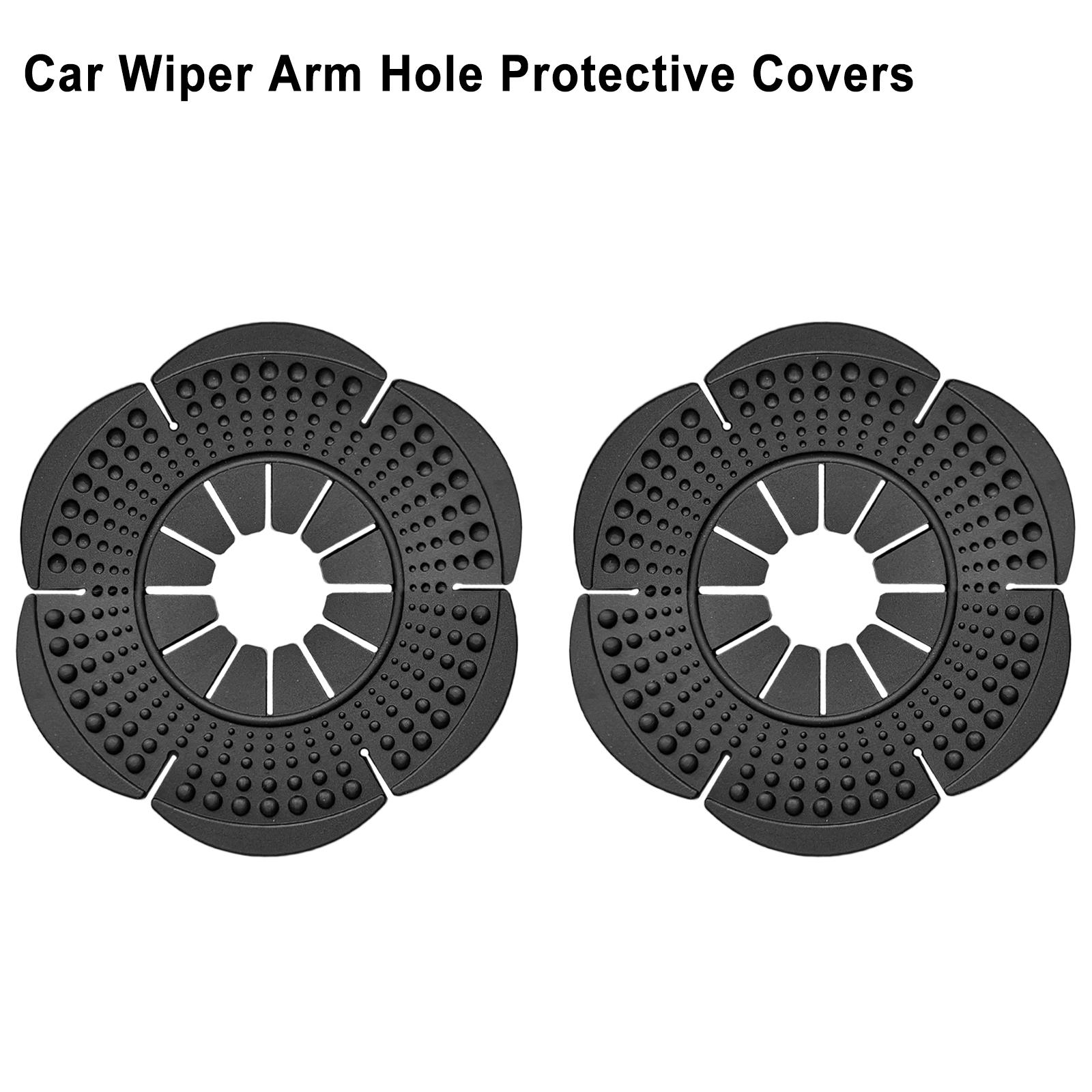 

Универсальный автомобильный рычаг стеклоочистителя, защитная крышка для нижнего отверстия, стеклоочиститель, пылезащитный чехол, силиконовая крышка, защита от грязи, автомобильные аксессуары чёрный