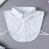 Fashion Detachable Fake Collar Round Collar Clothes Accessory Neckline Solid Color Shawl Wrap Women Girls