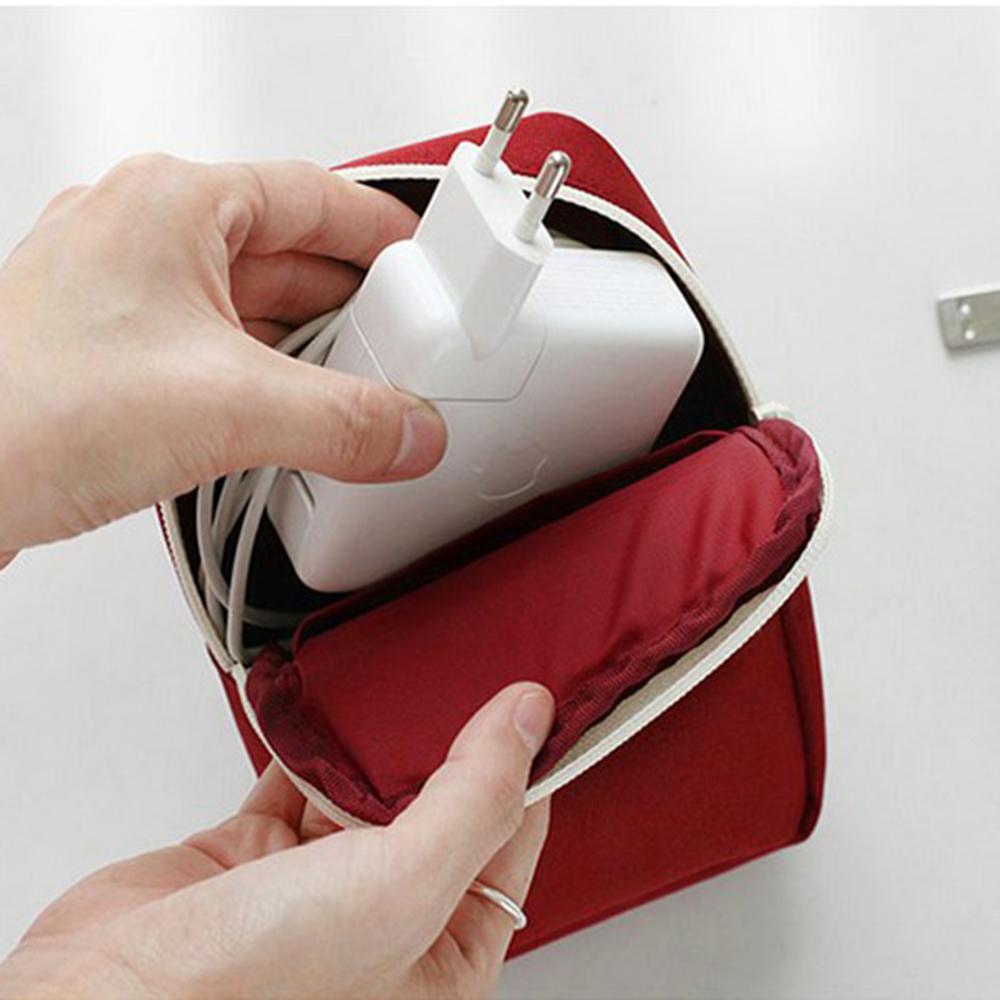 1PC Travel Portable Travel Charger Headphone Cable Digital Bag Storage Bag Men'S And Women'S Organizer Bag