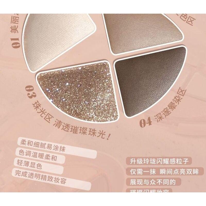 GOGO TALES - Glitter 4 Color Eyeshadow Palette (7-9)