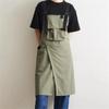 Simple Cross Strap Apron Stain-proof Waiter Sleeveless Apron Catering Work Clothes  BBQ