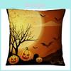 Premium Cotton Linen Halloween Pattern Throw Pillow Case Cover For A Versatile And Cozy Living Space