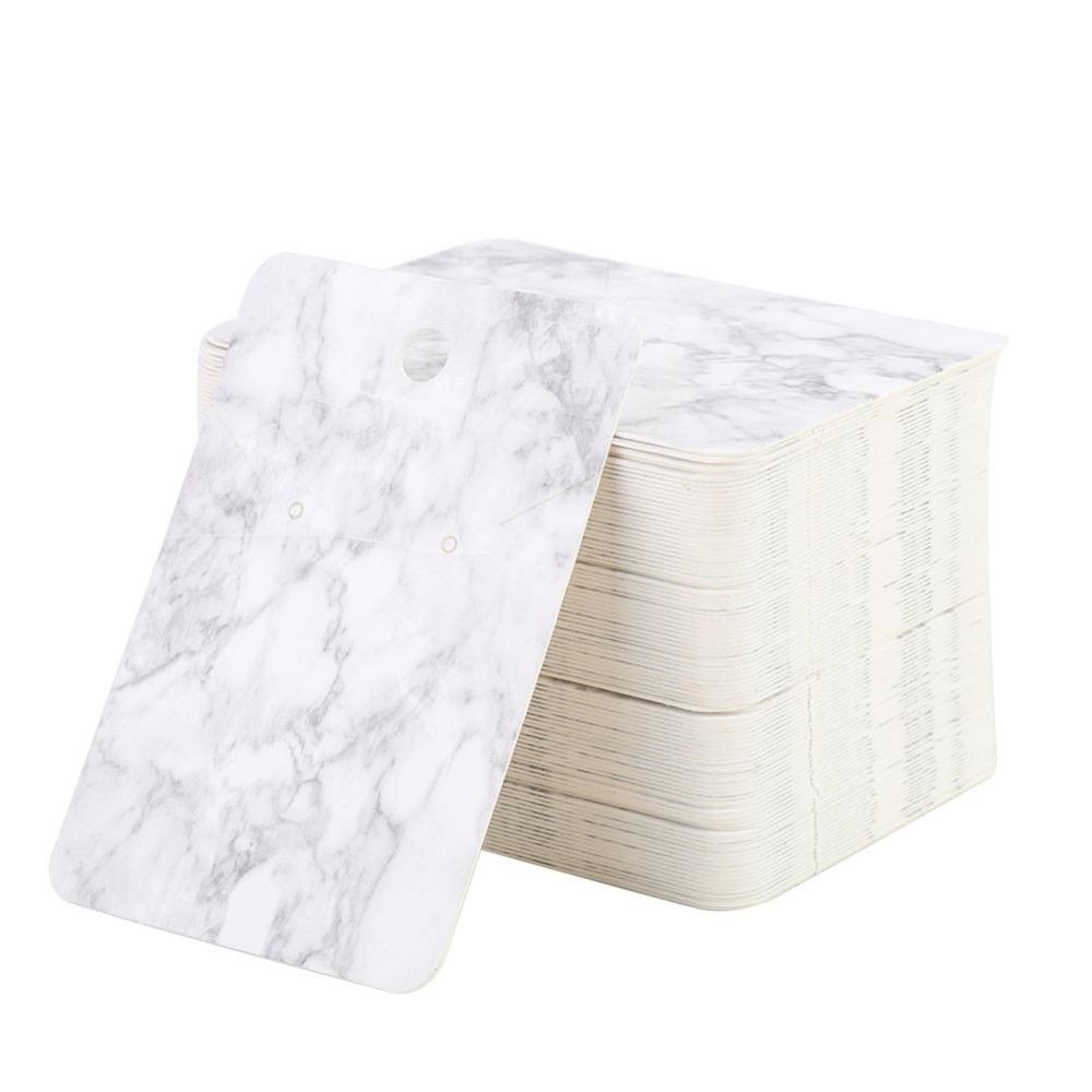 100Pcs 5 x 7cm Earring Necklace Packaging Cardstock  Jewelry wholesale classification display
