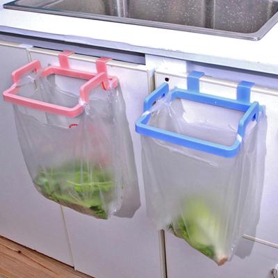 Panda Plastic Door Back Garbage Bag Shelf Storage Rack, Kitchen Cabinet Door Rag Hanger Garbage Bag Bracket