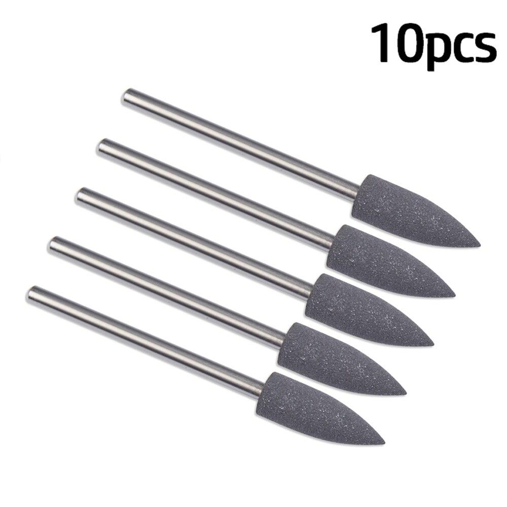 Cutter For Manicure Rubber  BuSilicone Ceramic Millingrr Nail Art Cutter Polishing Buffer Files Electric Machine Drill Bit