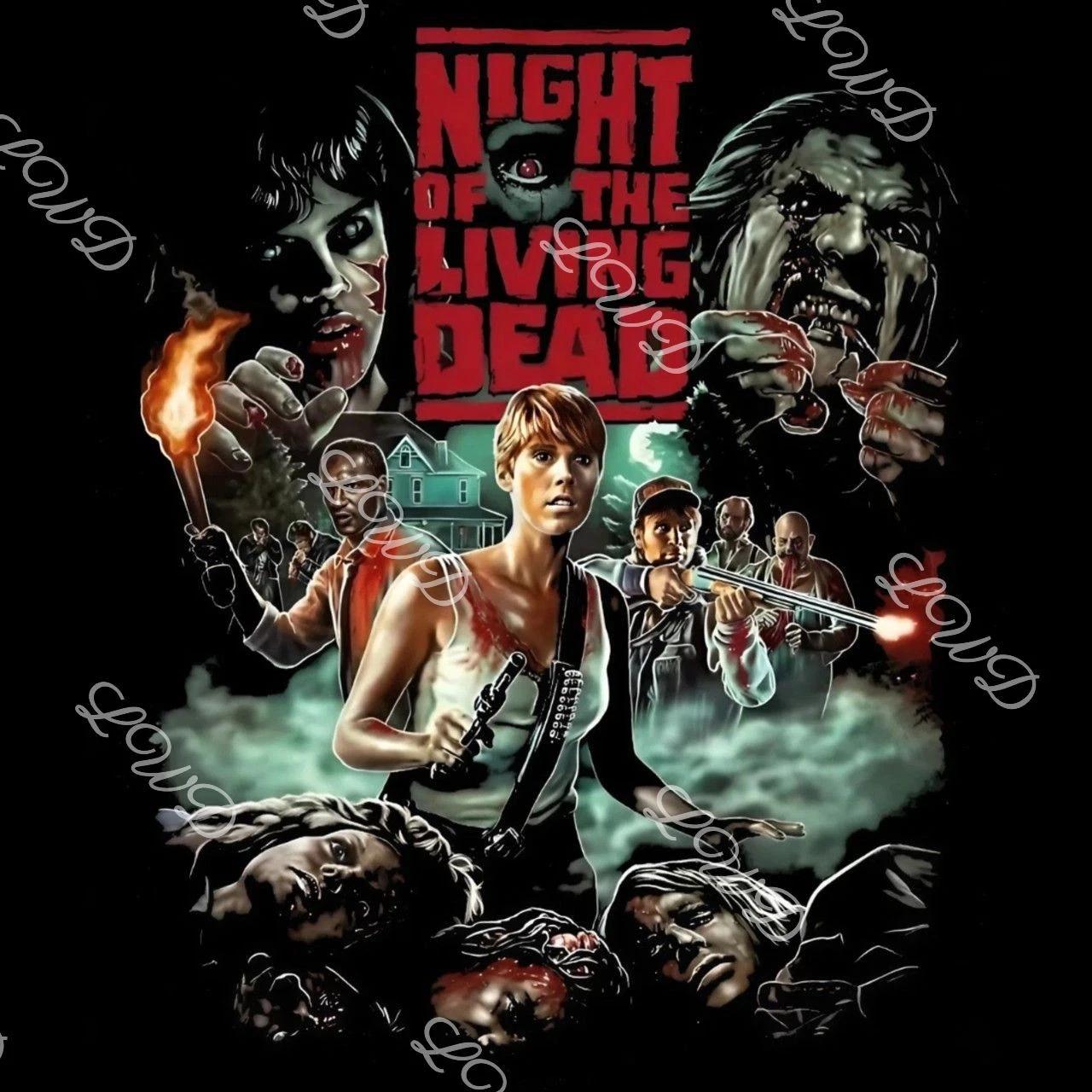Night of the Living Dead 1990 T-Shirt | Horror Movie Poster Artwork Print Tee S