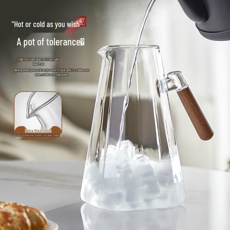 High Borosilicate Glass Cold Water Pitcher