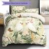 Beautiful Cockatoo Pattern Bedding Home Decoration Birthday Gift (1 * duvet cover + 2 * pillowcase, without core)