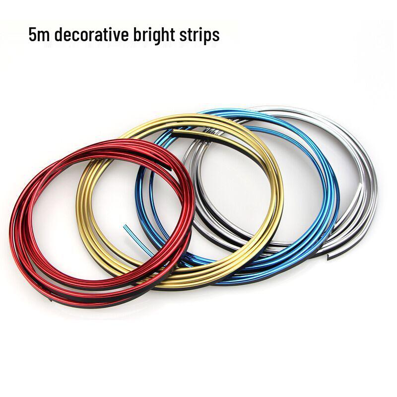 5m Chrome Electroplated Car Interior Decorative Strip for Instrument Panel